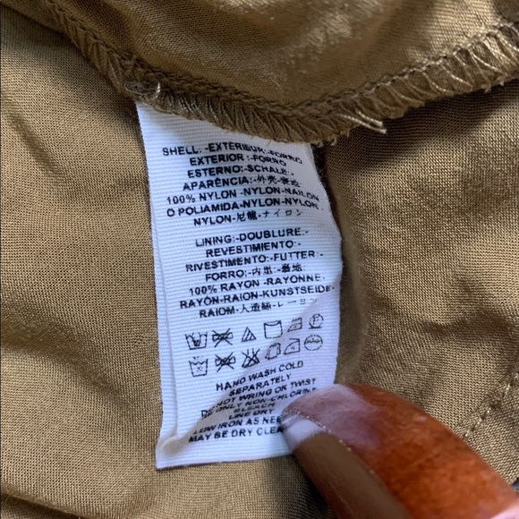 Free People Women’s Uptown Mini Dress Lace V-Neck Long Sleeve Olive‎ Boho Size 0 - Picture 8 of 10